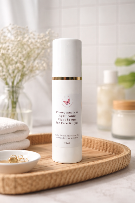 Pomegranate and hyaluronic night serum, 30ml