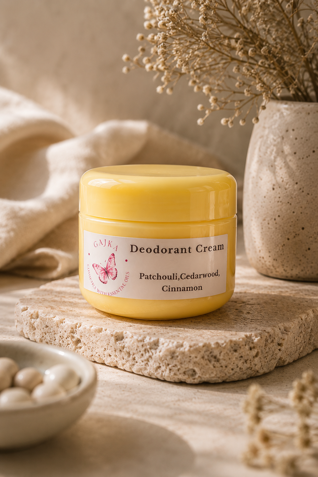 Patchouli, Cedarwood & Cinnamon — Natural Deodorant Cream 50ml